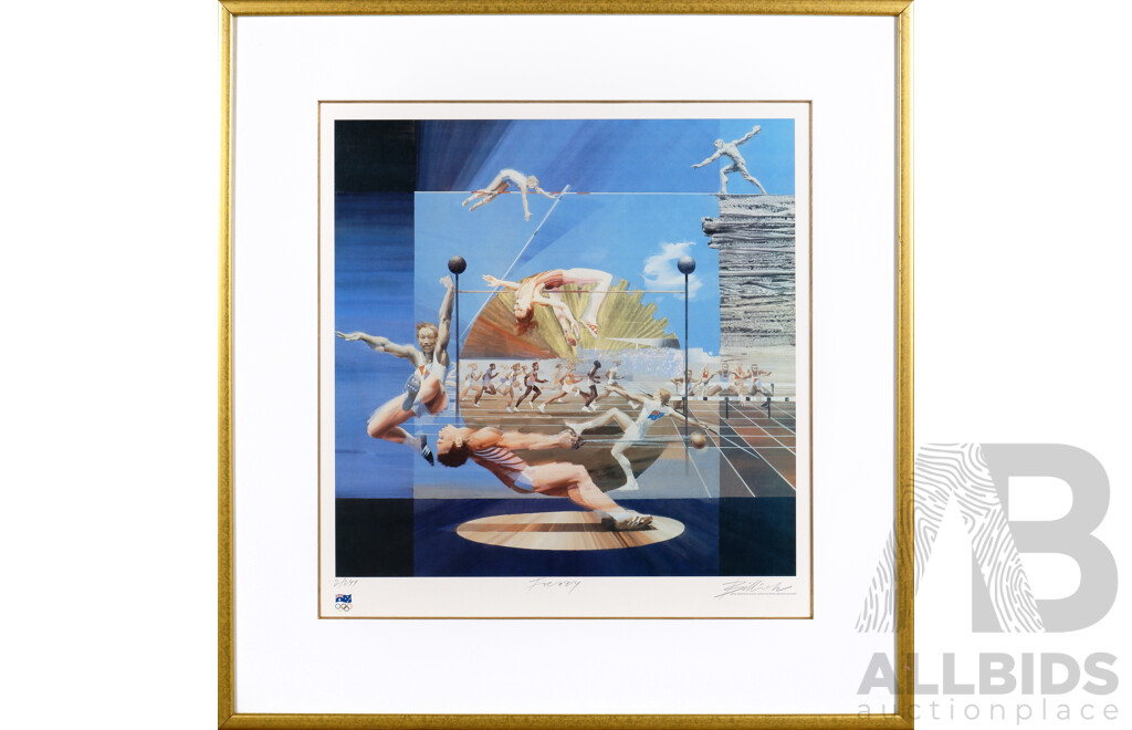 Charles Billich (Born 1934), Frenzy, Limited Edition Print
