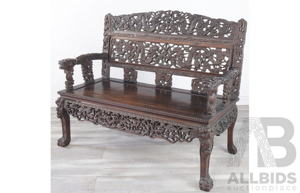 Fine Antique Chinese Hongmu Rosewood - Lot 1511919 | ALLBIDS