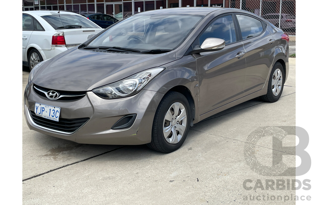 1/2013 Hyundai Elantra Active MD2 4d Sedan Bronze 1.8L