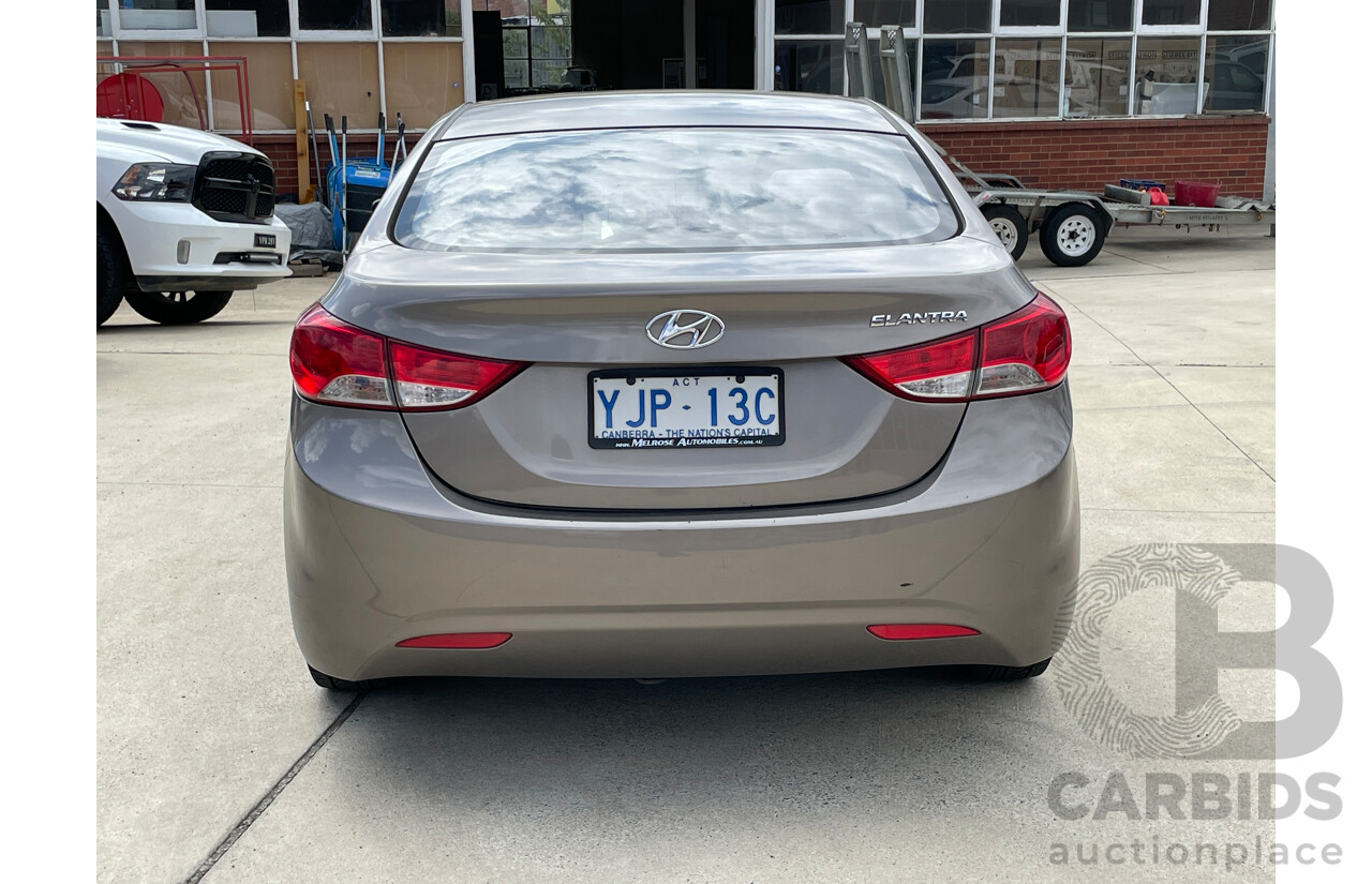 1/2013 Hyundai Elantra Active MD2 4d Sedan Bronze 1.8L