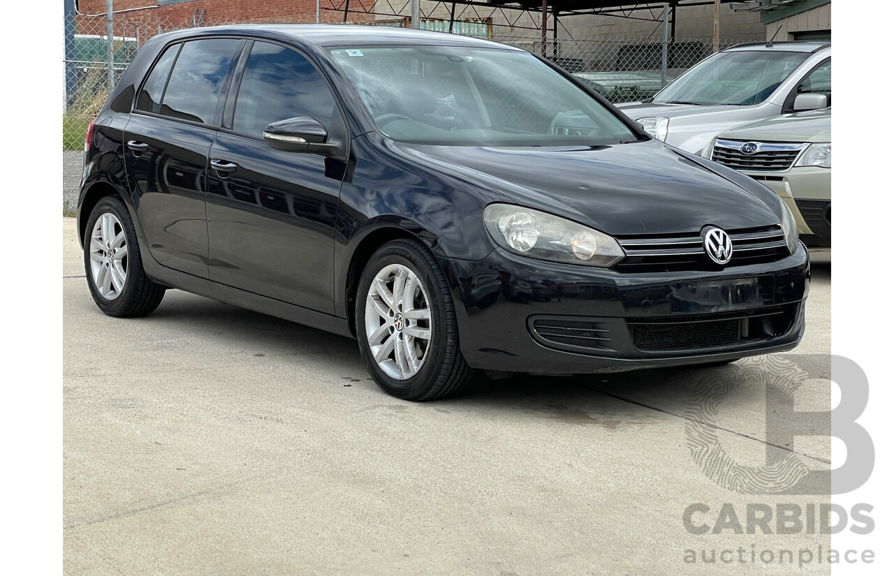 8/2009 Volkswagen Golf 2.0 TDI 1K MY08 UPGRADE 2 5d Hatchback Black 2.0L