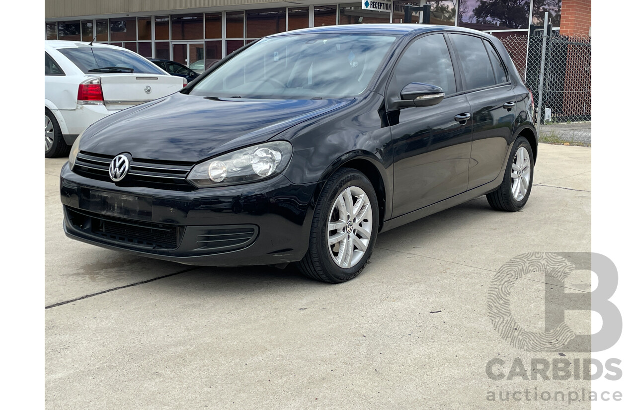 8/2009 Volkswagen Golf 2.0 TDI 1K MY08 UPGRADE 2 5d Hatchback Black 2.0L