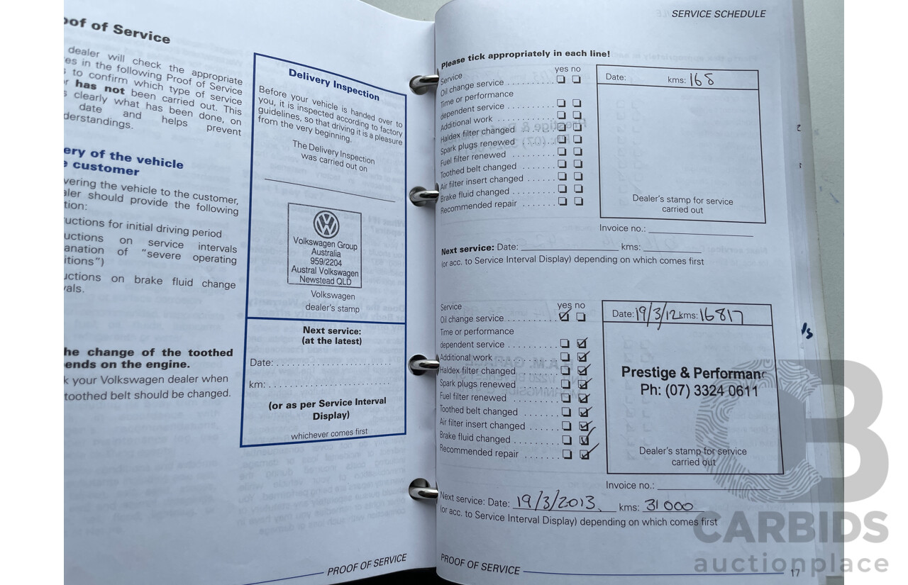 8/2009 Volkswagen Golf 2.0 TDI 1K MY08 UPGRADE 2 5d Hatchback Black 2.0L