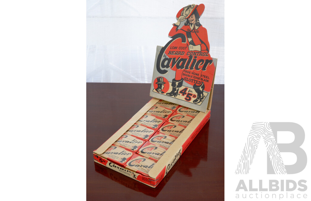 Vintage New Old Stock Cavalier Beard Control Blades