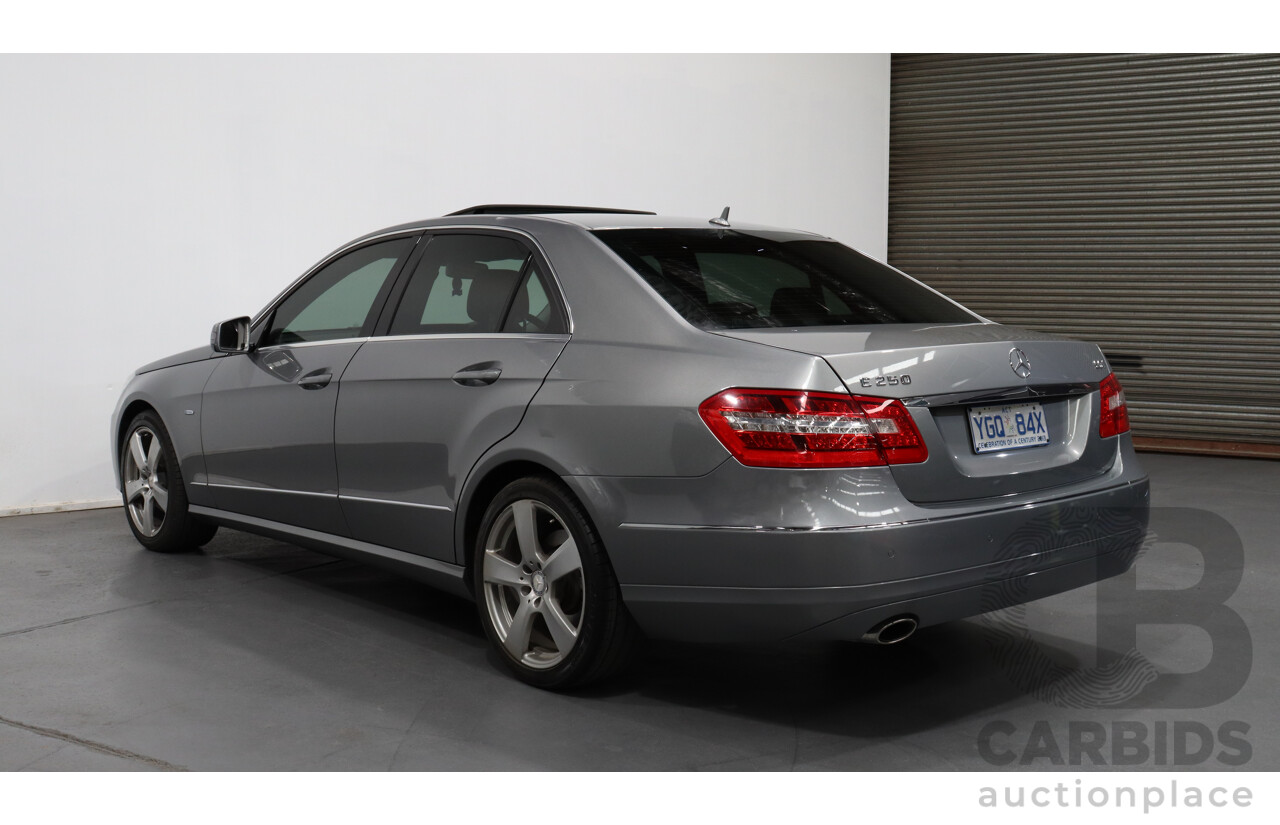 10/2009 Mercedes-Benz E250 CGI Avantgarde 212 4d Sedan Grey 1.8L Turbo