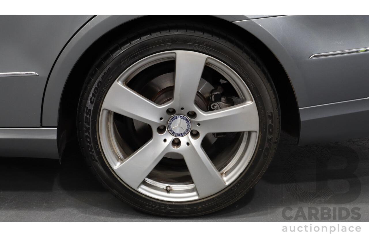 10/2009 Mercedes-Benz E250 CGI Avantgarde 212 4d Sedan Grey 1.8L Turbo