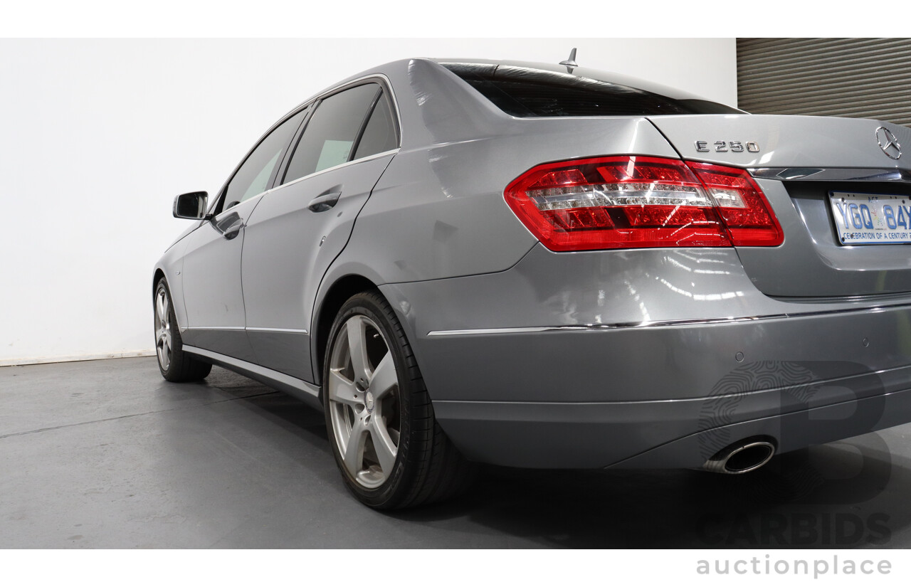 10/2009 Mercedes-Benz E250 CGI Avantgarde 212 4d Sedan Grey 1.8L Turbo