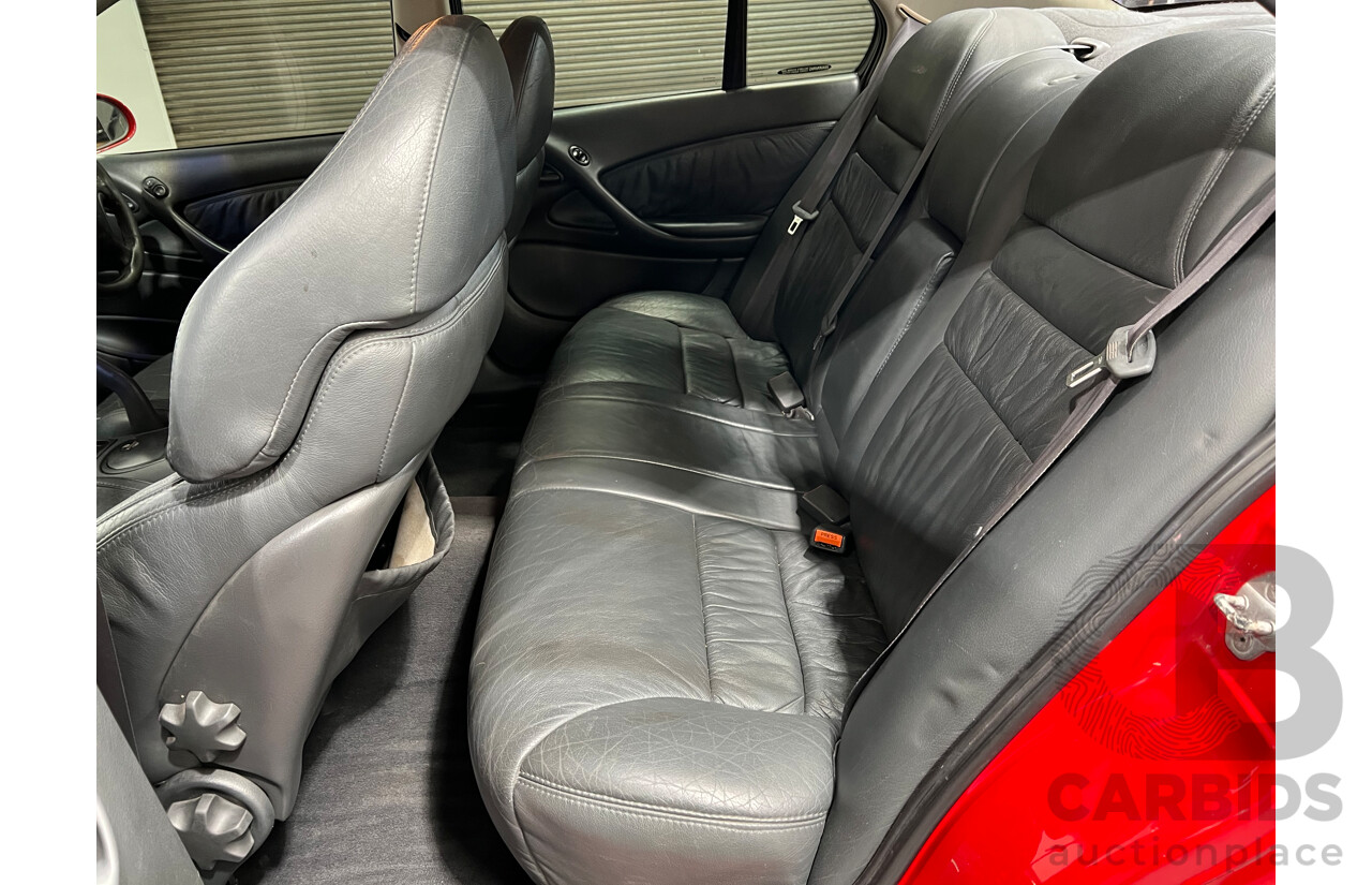 7/1999 Holden HSV Clubsport R8 VTII 4d Sedan Red 5.7L V8