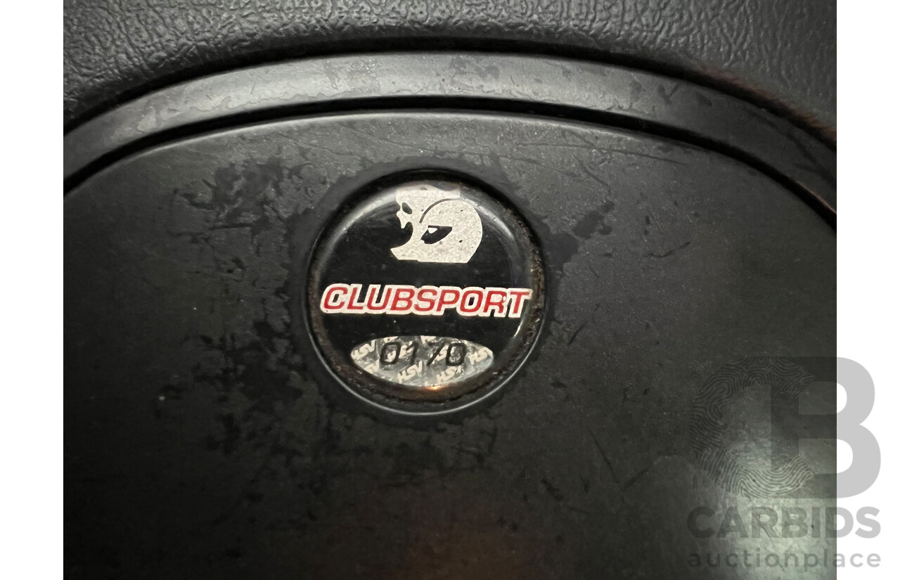 7/1999 Holden HSV Clubsport R8 VTII 4d Sedan Red 5.7L V8