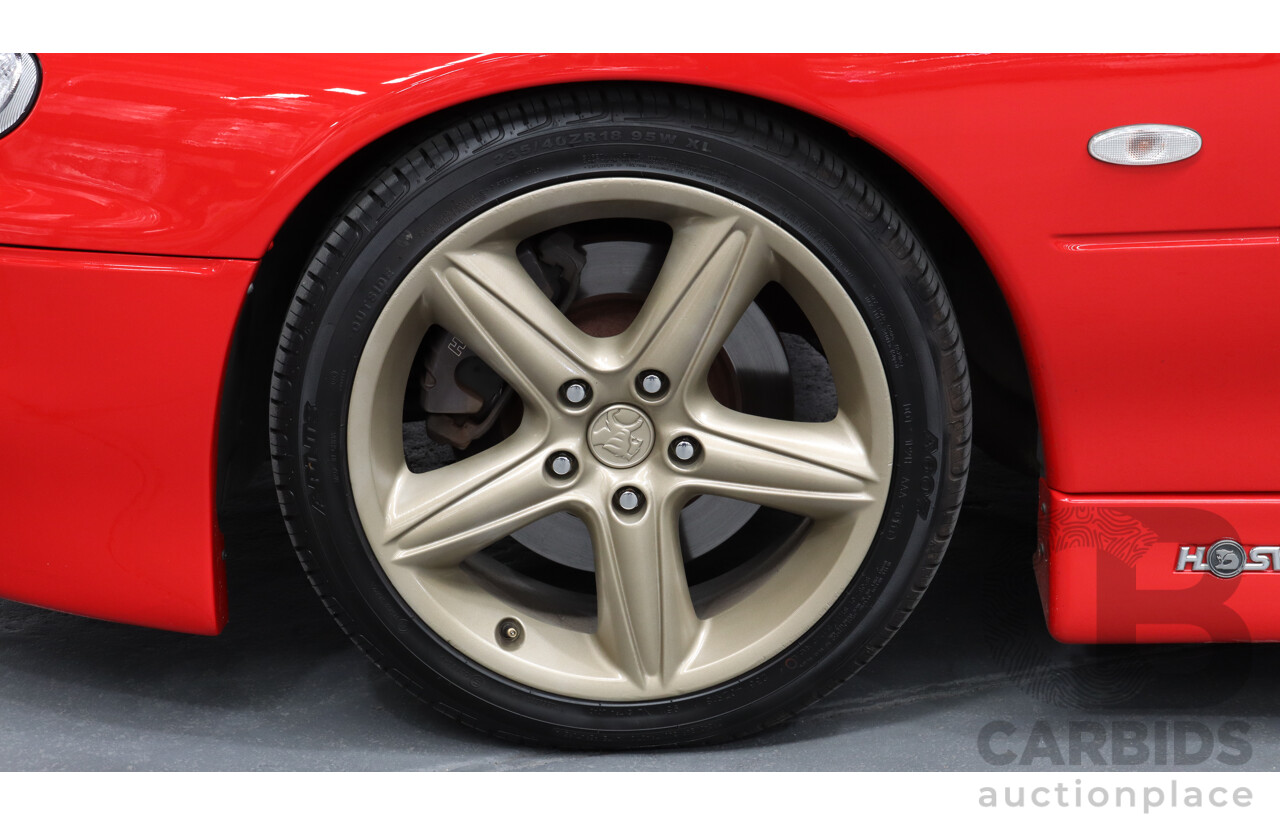 7/1999 Holden HSV Clubsport R8 VTII 4d Sedan Red 5.7L V8