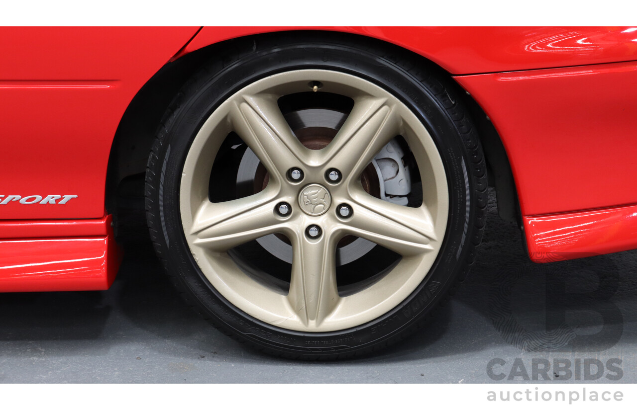 7/1999 Holden HSV Clubsport R8 VTII 4d Sedan Red 5.7L V8