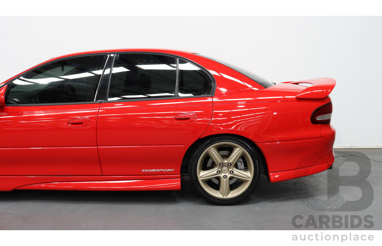 7/1999 Holden HSV Clubsport R8 VTII 4d Sedan Red 5.7L V8
