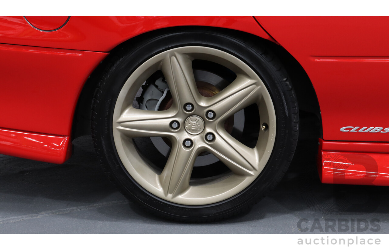 7/1999 Holden HSV Clubsport R8 VTII 4d Sedan Red 5.7L V8