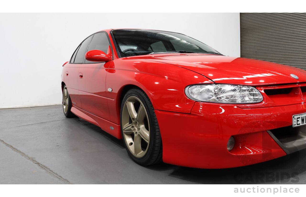 7/1999 Holden HSV Clubsport R8 VTII 4d Sedan Red 5.7L V8
