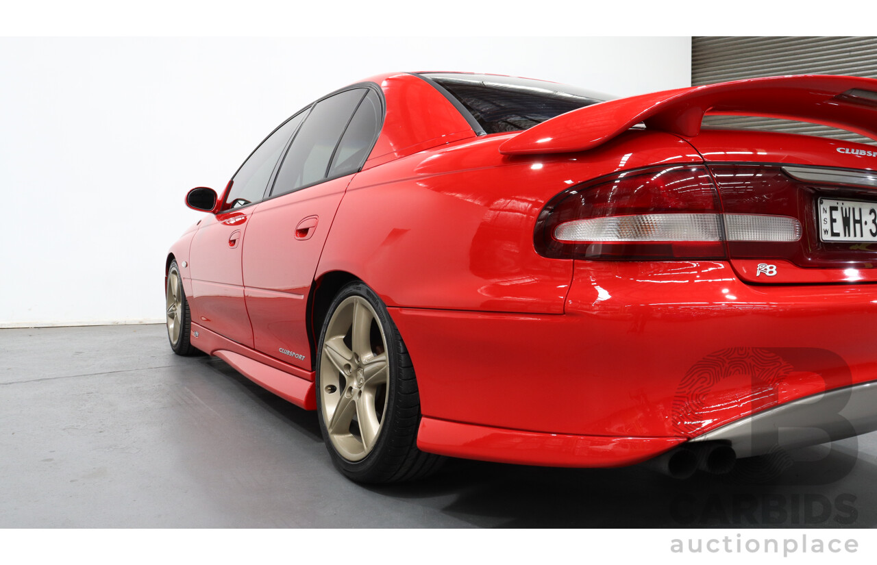 7/1999 Holden HSV Clubsport R8 VTII 4d Sedan Red 5.7L V8