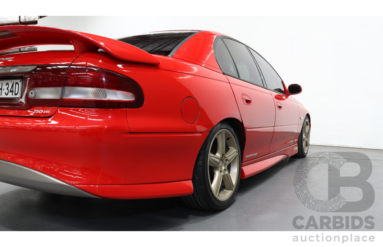 7/1999 Holden HSV Clubsport R8 VTII 4d Sedan Red 5.7L V8