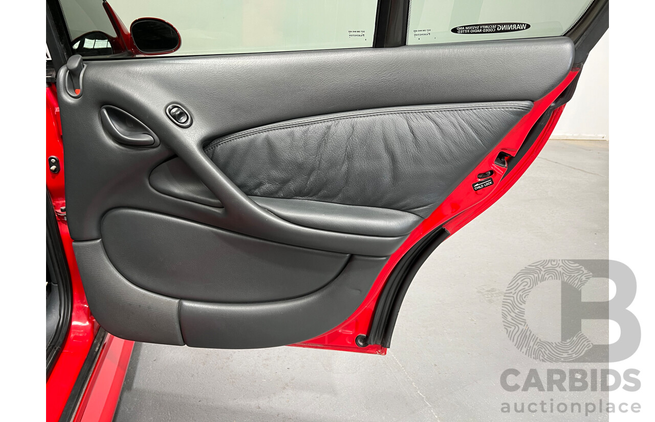 7/1999 Holden HSV Clubsport R8 VTII 4d Sedan Red 5.7L V8