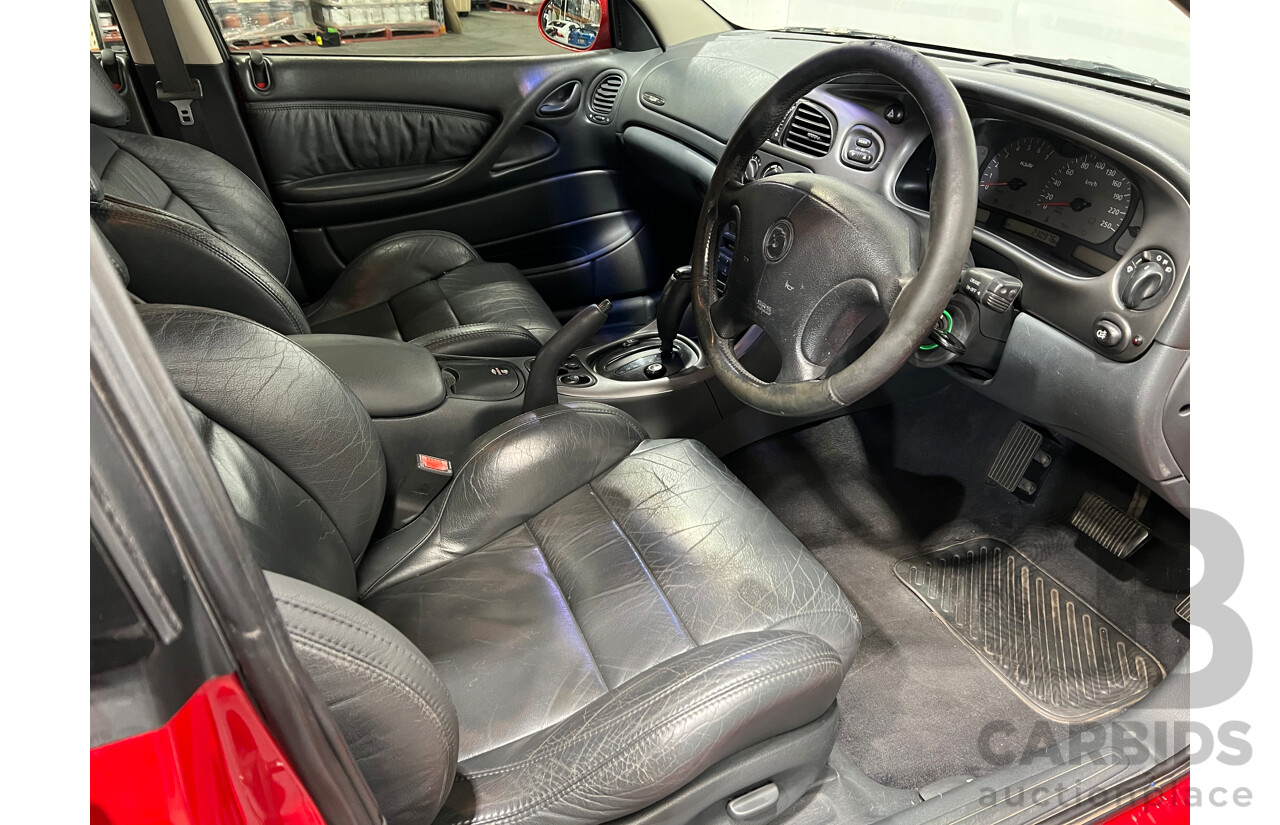 7/1999 Holden HSV Clubsport R8 VTII 4d Sedan Red 5.7L V8