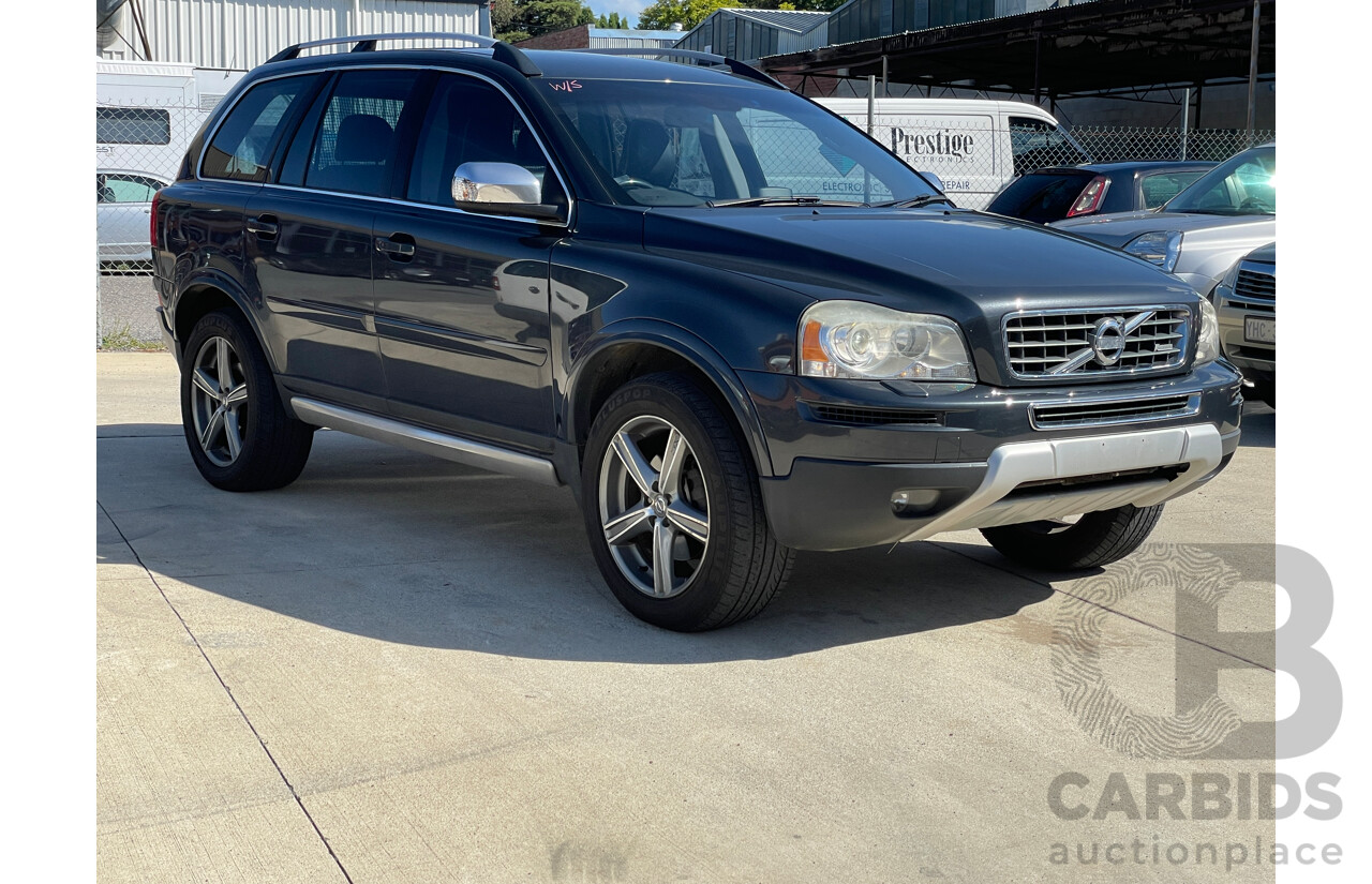 11/2011 Volvo XC90 D5 R-Design MY11 4d Wagon Grey 2.4L