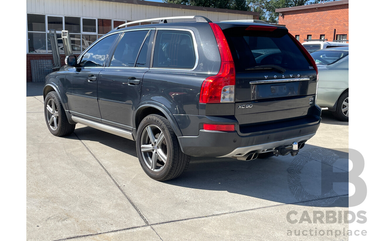 11/2011 Volvo XC90 D5 R-Design MY11 4d Wagon Grey 2.4L