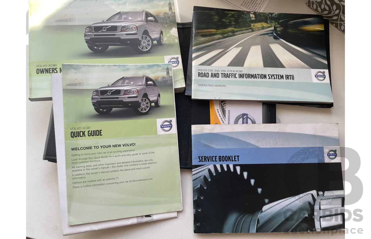 11/2011 Volvo XC90 D5 R-Design MY11 4d Wagon Grey 2.4L