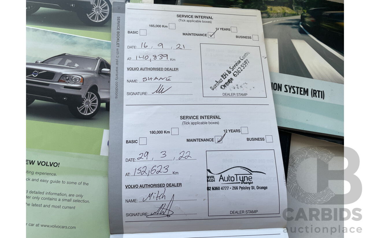 11/2011 Volvo XC90 D5 R-Design MY11 4d Wagon Grey 2.4L