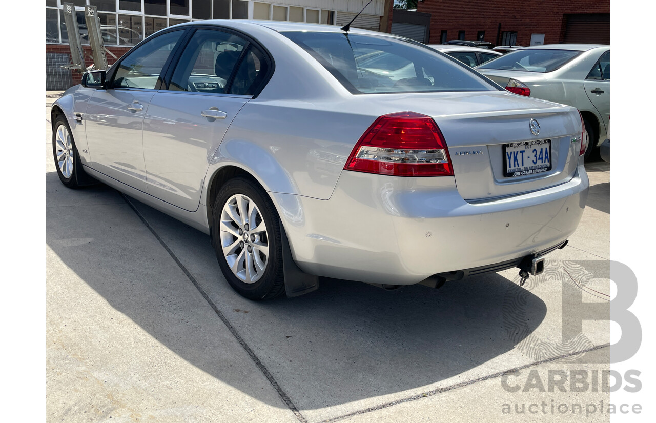 11/2010 Holden Berlina  VE II 4d Sedan Silver 3.0L