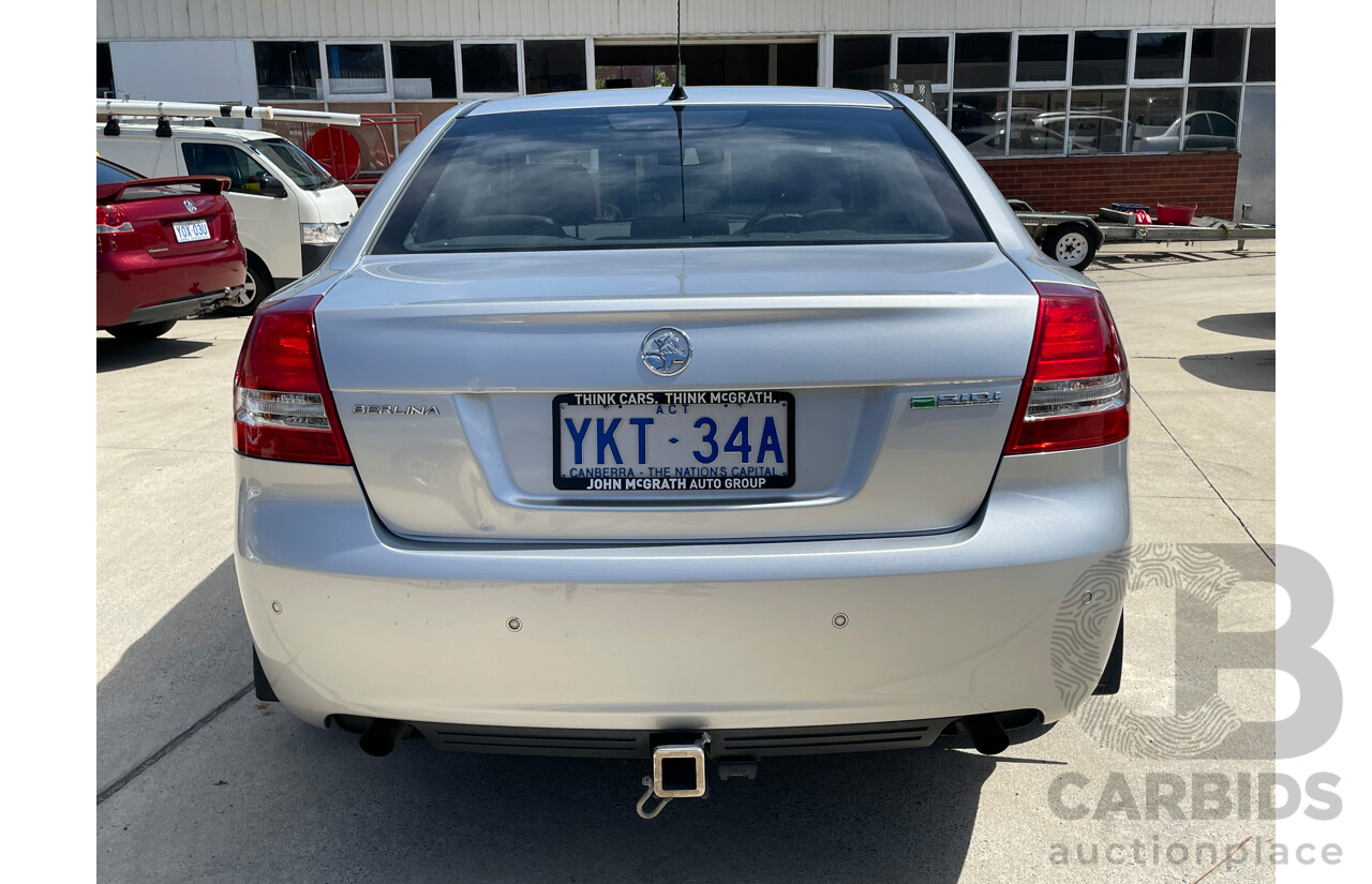 11/2010 Holden Berlina  VE II 4d Sedan Silver 3.0L