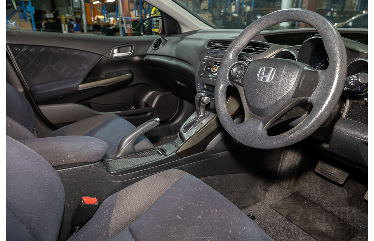 9/2012 Honda Civic VTI-S FK 5d Hatchback Red 1.8L