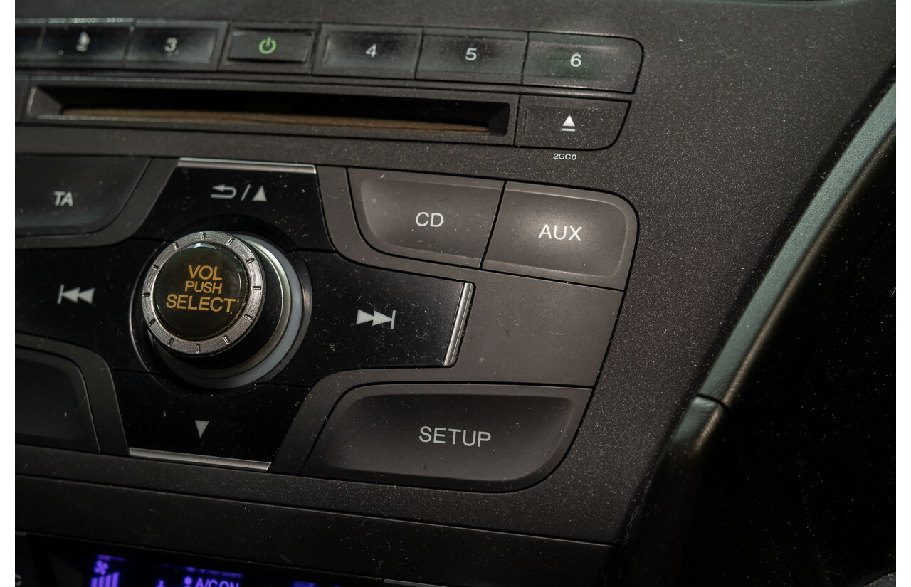 9/2012 Honda Civic VTI-S FK 5d Hatchback Red 1.8L