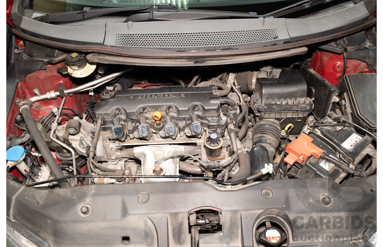 9/2012 Honda Civic VTI-S FK 5d Hatchback Red 1.8L