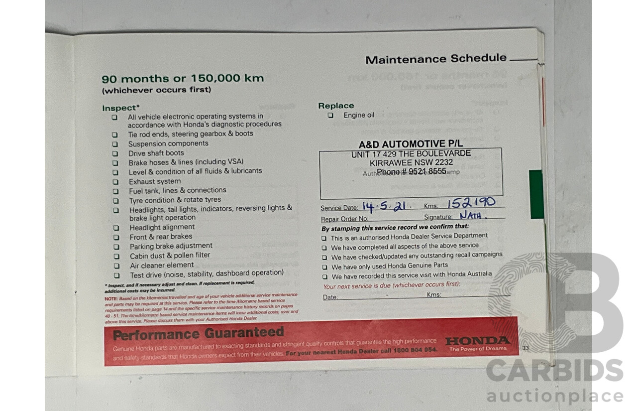 9/2012 Honda Civic VTI-S FK 5d Hatchback Red 1.8L