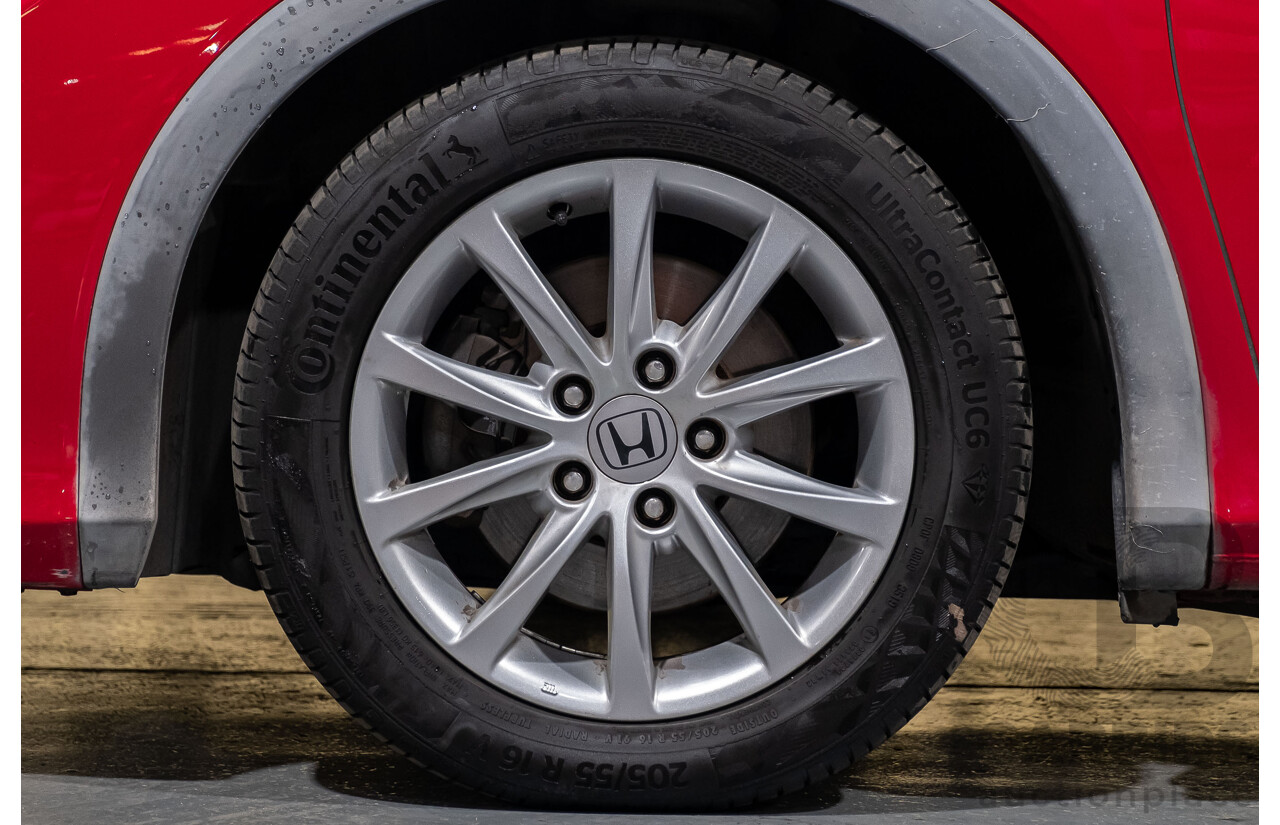 9/2012 Honda Civic VTI-S FK 5d Hatchback Red 1.8L