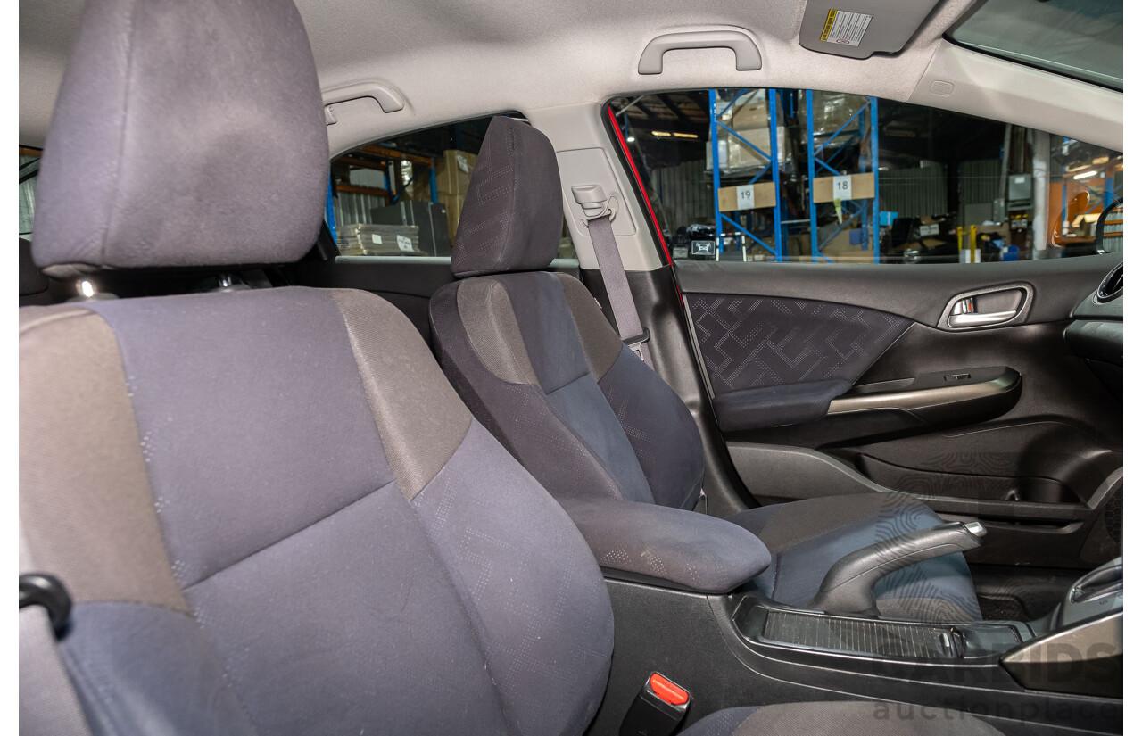 9/2012 Honda Civic VTI-S FK 5d Hatchback Red 1.8L