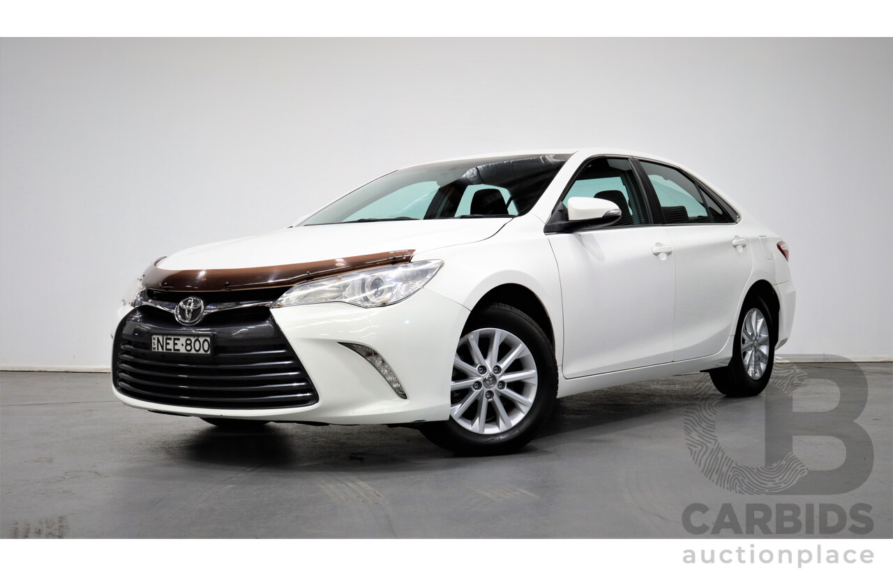 5/2015 Toyota Camry Altise ASV50R MY15 4d Sedan White 2.5L