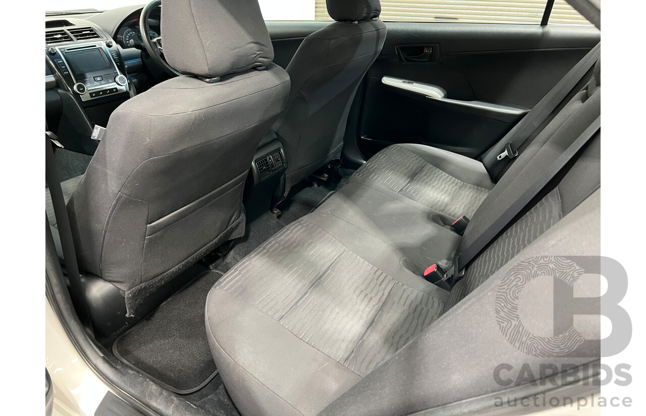 5/2015 Toyota Camry Altise ASV50R MY15 4d Sedan White 2.5L