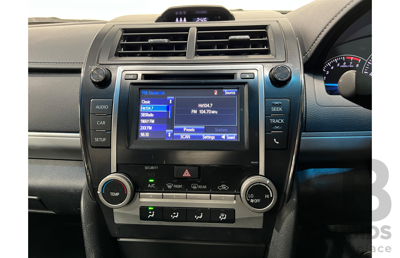 5/2015 Toyota Camry Altise ASV50R MY15 4d Sedan White 2.5L