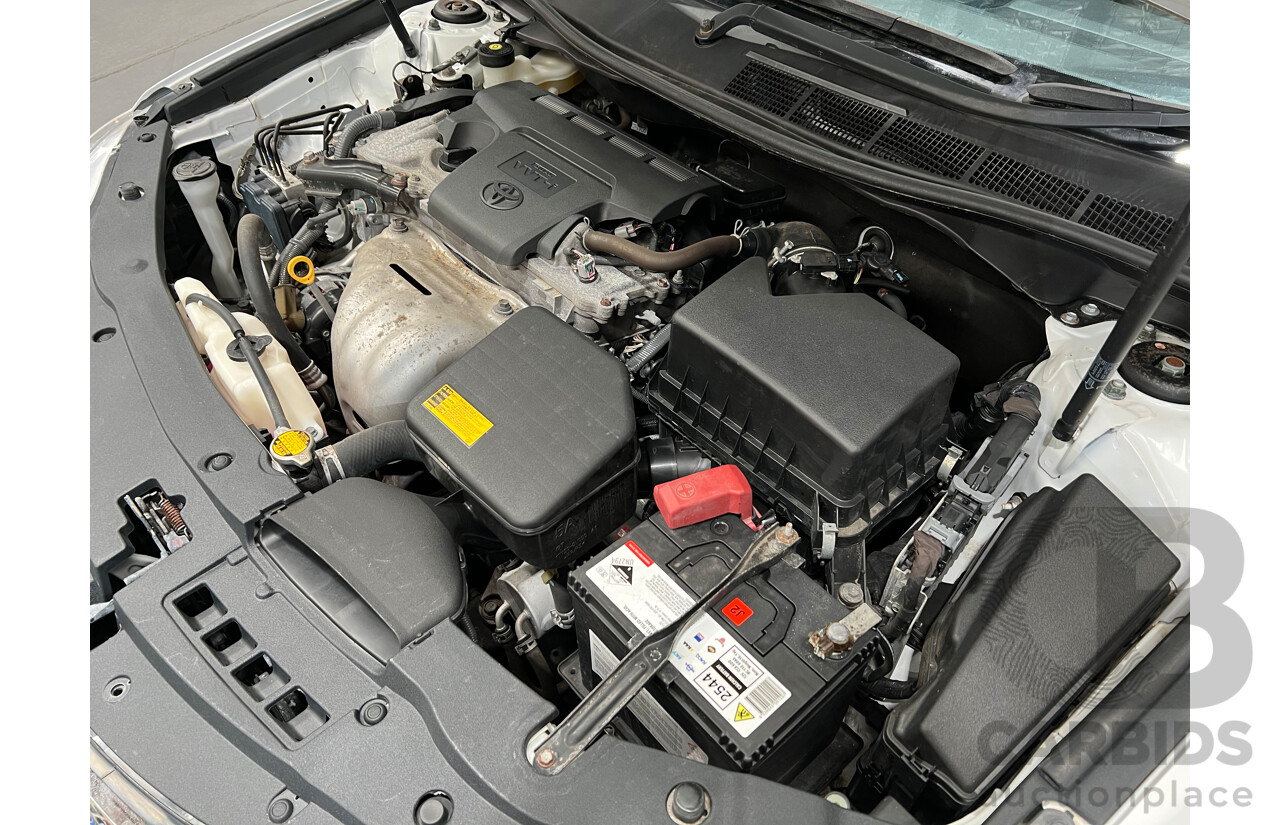 5/2015 Toyota Camry Altise ASV50R MY15 4d Sedan White 2.5L