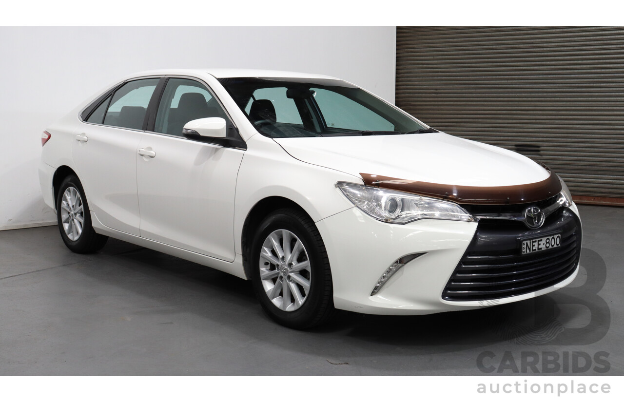 5/2015 Toyota Camry Altise ASV50R MY15 4d Sedan White 2.5L