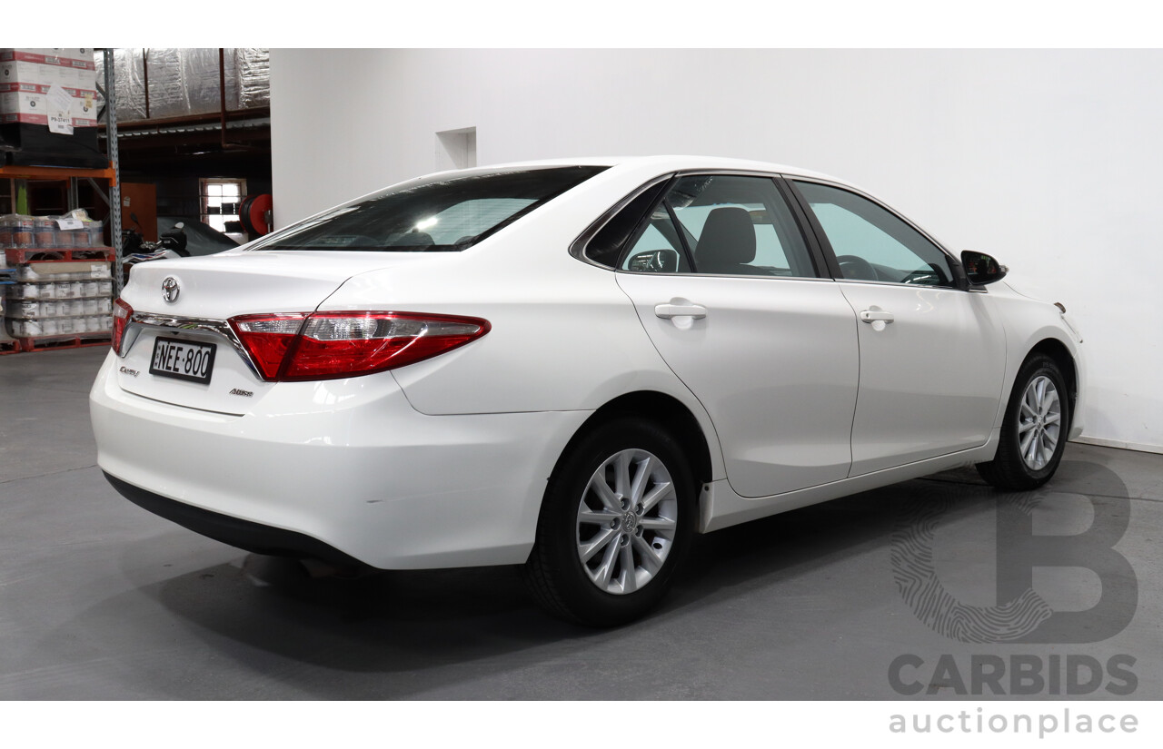 5/2015 Toyota Camry Altise ASV50R MY15 4d Sedan White 2.5L