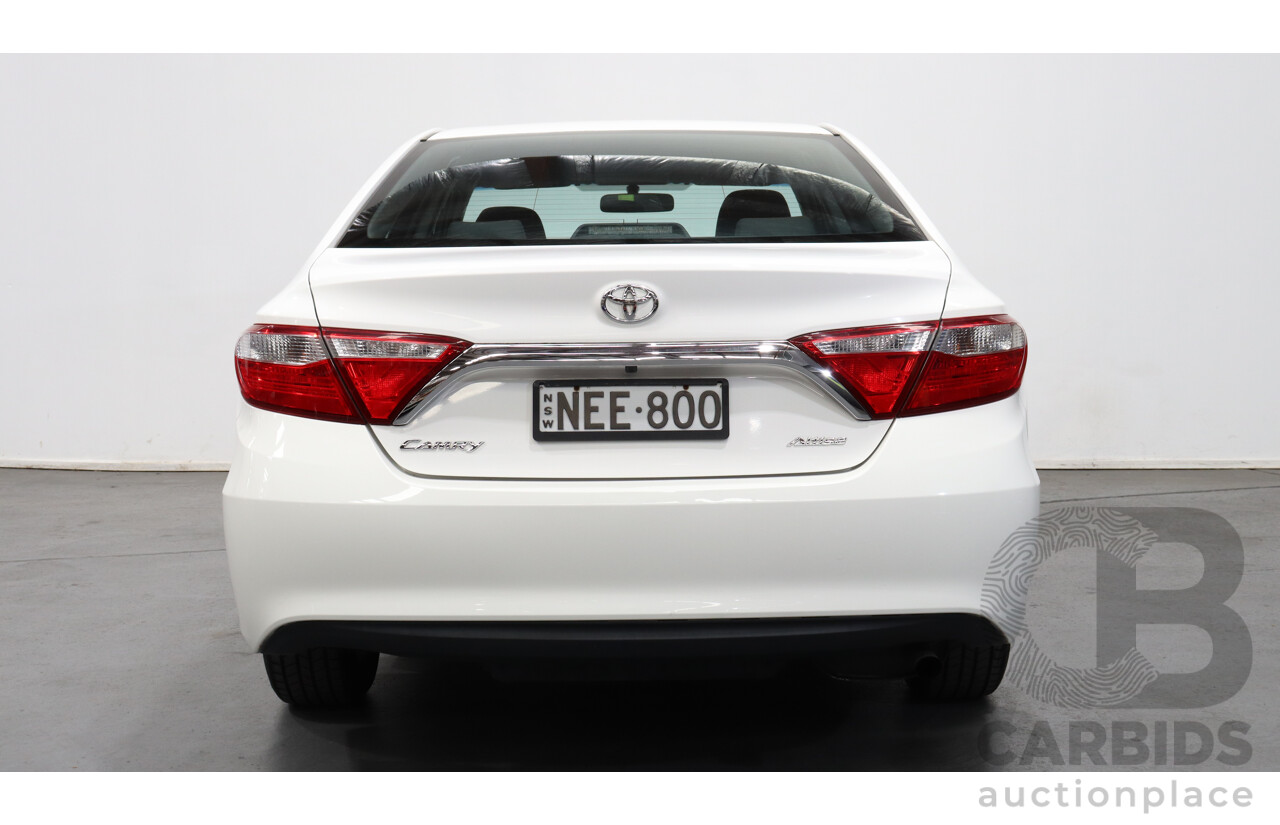 5/2015 Toyota Camry Altise ASV50R MY15 4d Sedan White 2.5L