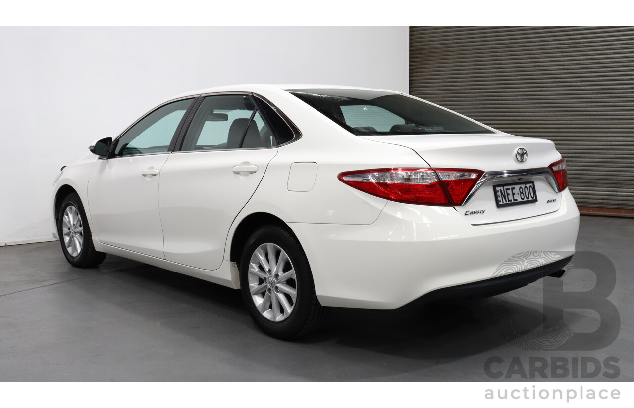 5/2015 Toyota Camry Altise ASV50R MY15 4d Sedan White 2.5L