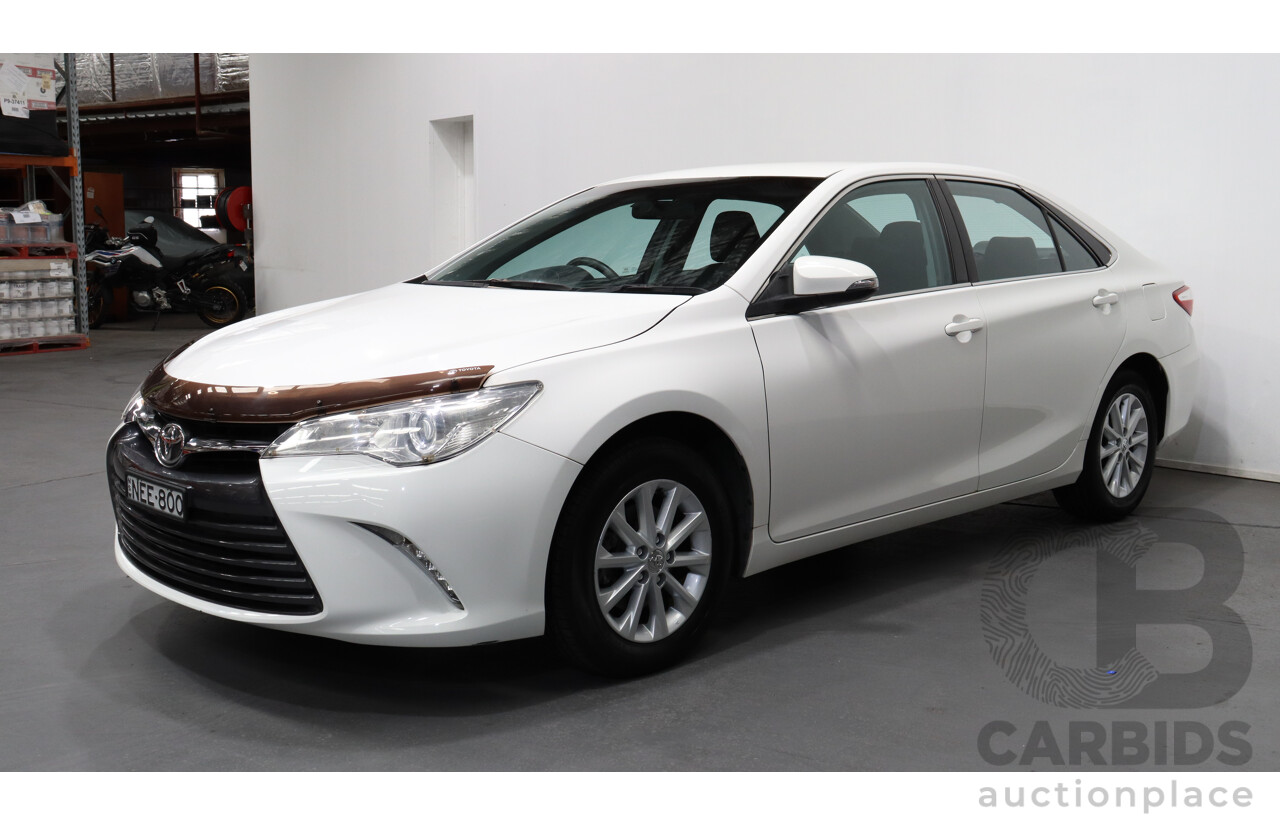5/2015 Toyota Camry Altise ASV50R MY15 4d Sedan White 2.5L