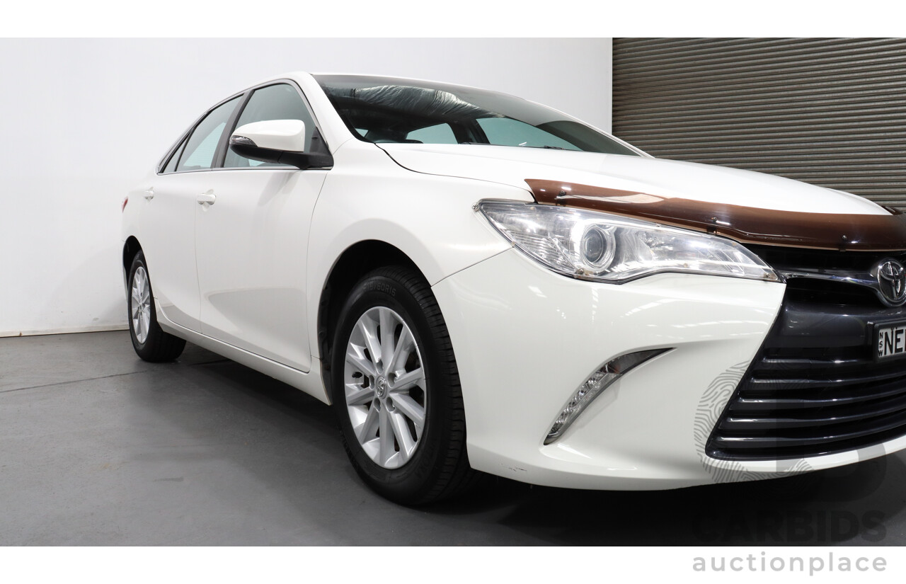 5/2015 Toyota Camry Altise ASV50R MY15 4d Sedan White 2.5L