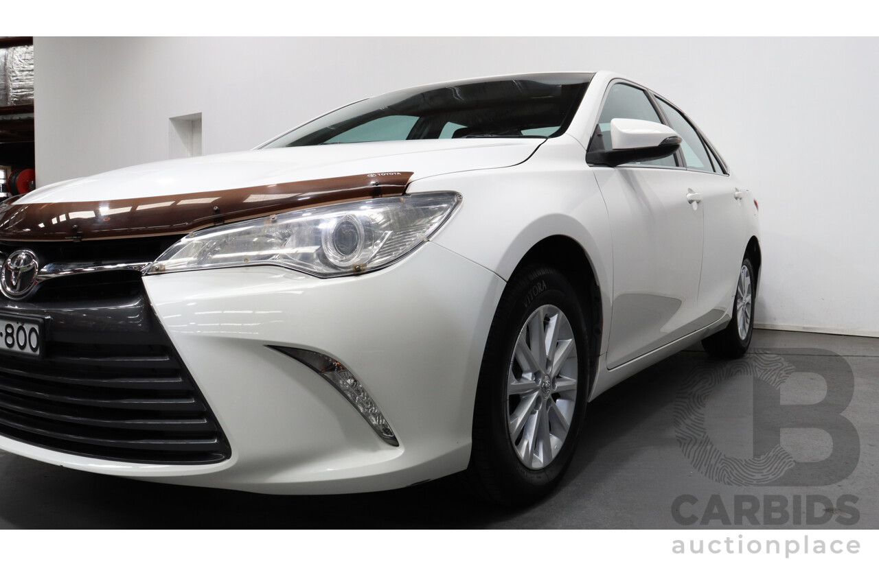 5/2015 Toyota Camry Altise ASV50R MY15 4d Sedan White 2.5L