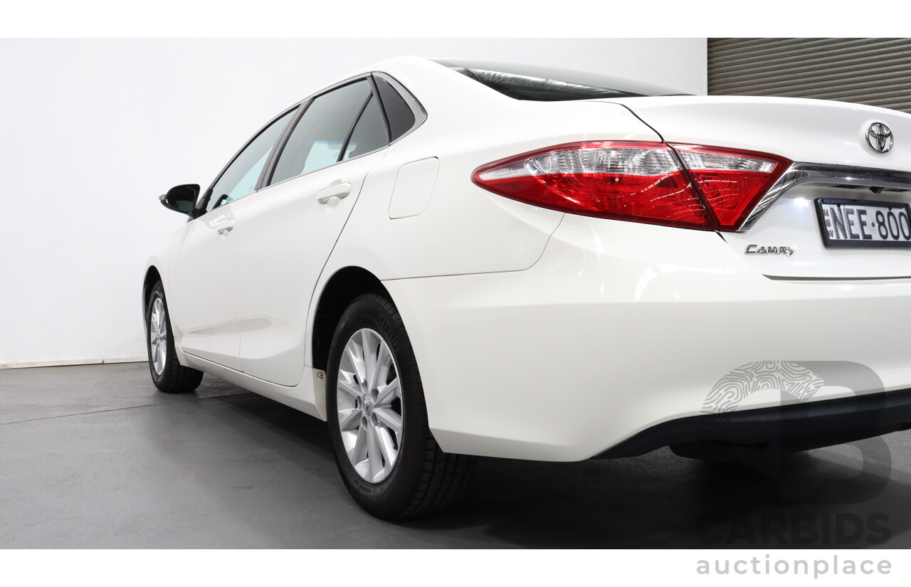 5/2015 Toyota Camry Altise ASV50R MY15 4d Sedan White 2.5L