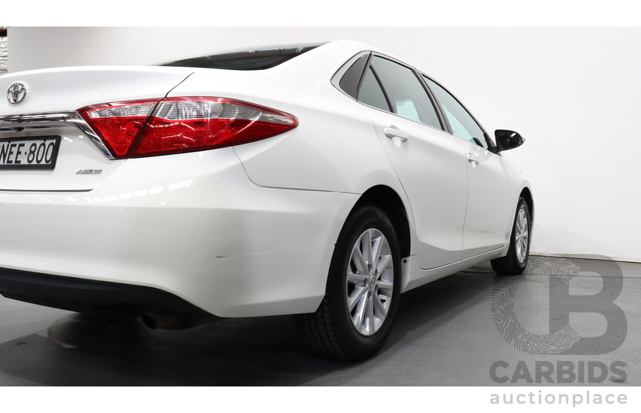 5/2015 Toyota Camry Altise ASV50R MY15 4d Sedan White 2.5L