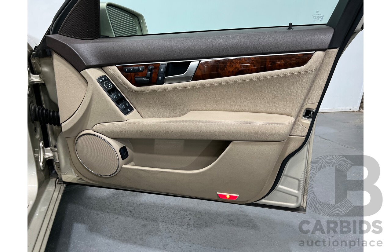 9/2011 Mercedes-Benz C250 CDI Elegance BE W204 MY11 4d Sedan Beige 2.1L Turbo Diesel