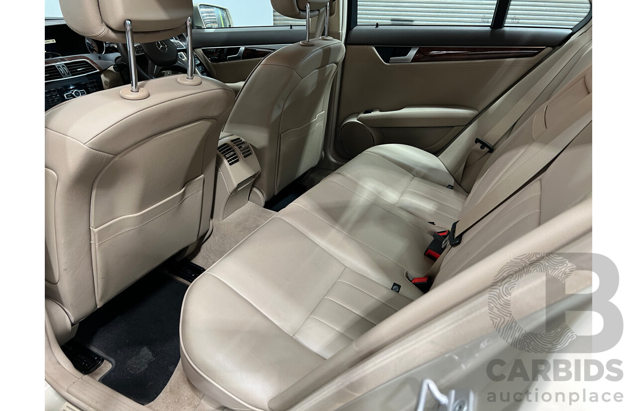 9/2011 Mercedes-Benz C250 CDI Elegance BE W204 MY11 4d Sedan Beige 2.1L Turbo Diesel