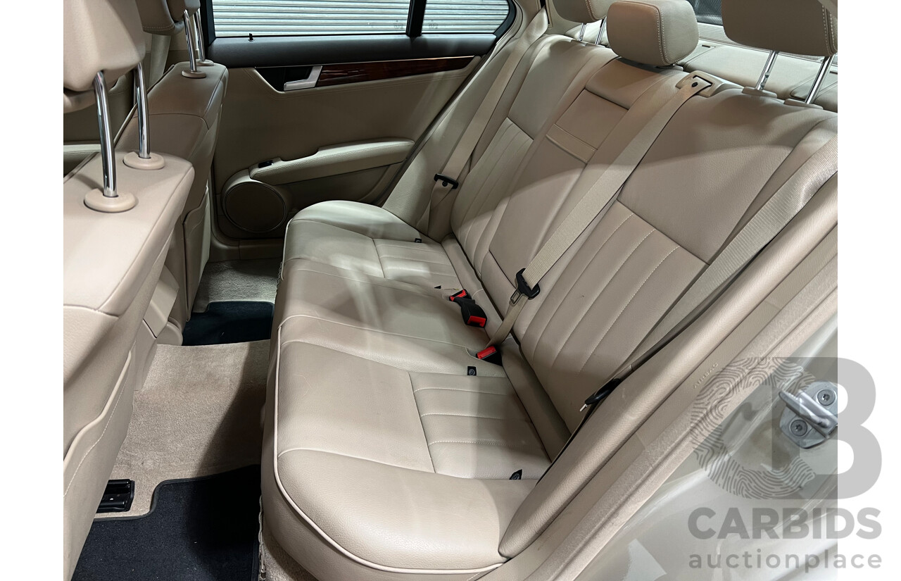 9/2011 Mercedes-Benz C250 CDI Elegance BE W204 MY11 4d Sedan Beige 2.1L Turbo Diesel